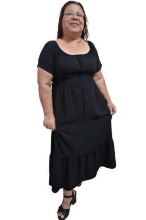 Vestido Bianca PRETO Frente 001