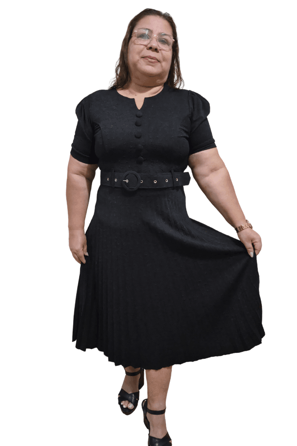Vestido Elisa Midi com Cinto