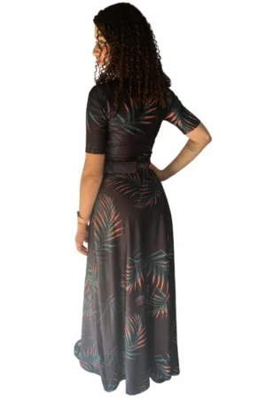 Vestido Longo Tropical Lorena costas
