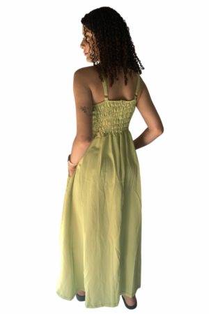 Vestido Marrant Verde Costas 001