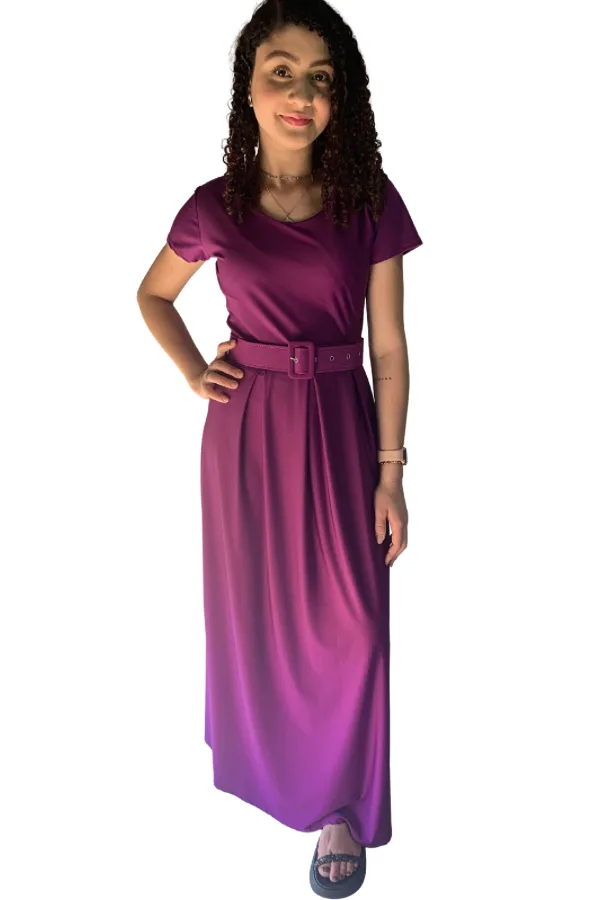 Vestido Melissa Longo Fúcsia