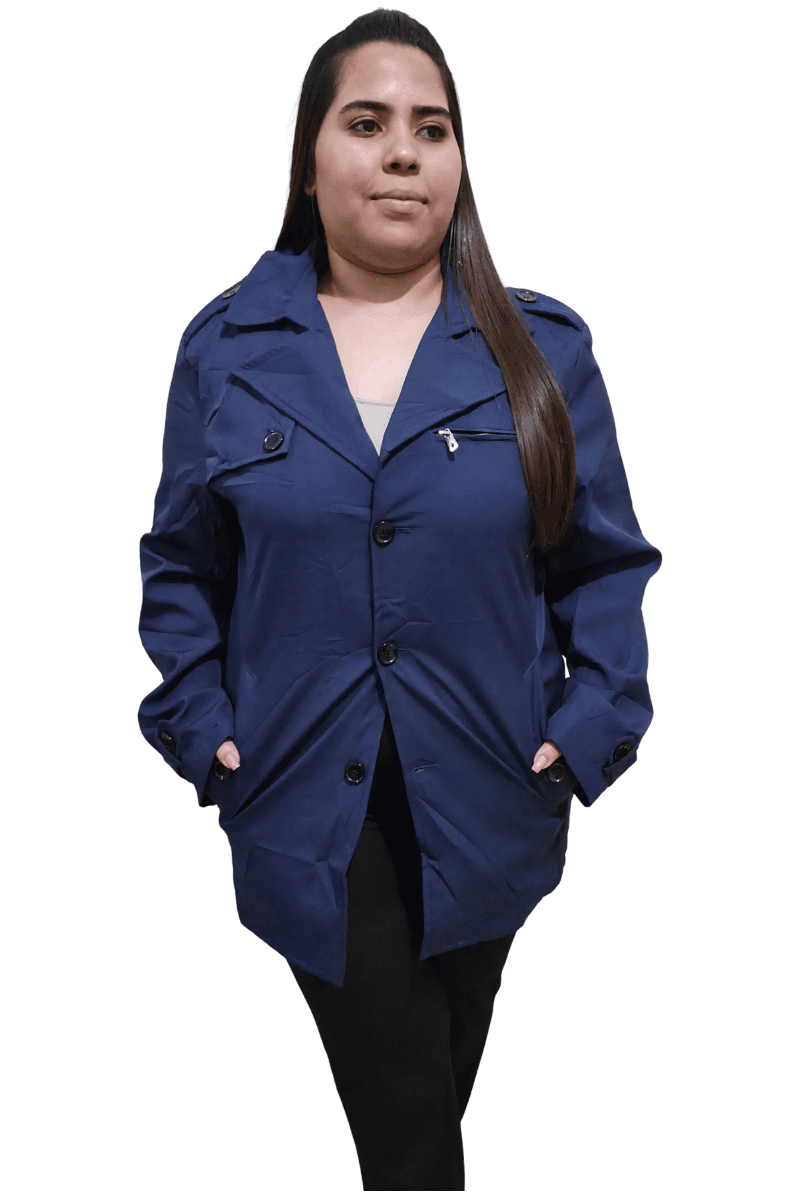 Sobretudo Pamela Azul Marinho