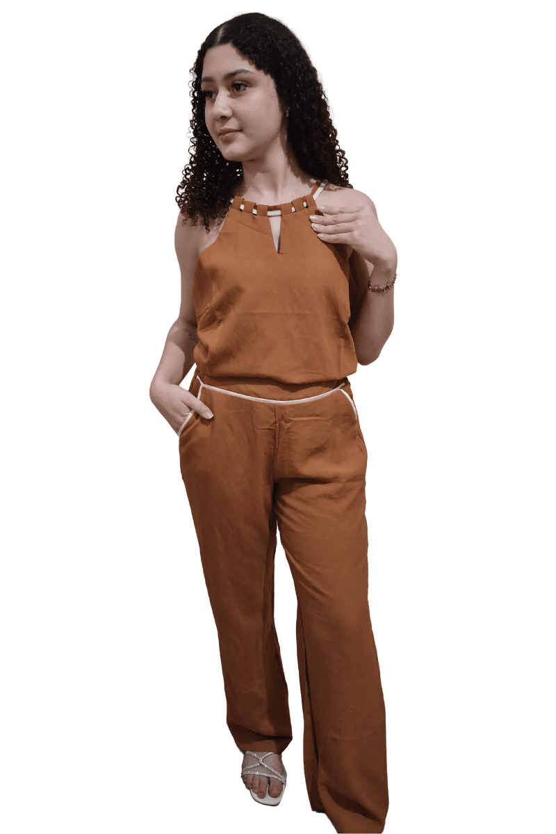 Conjunto Laila Terracota ou Marrom em Marrant