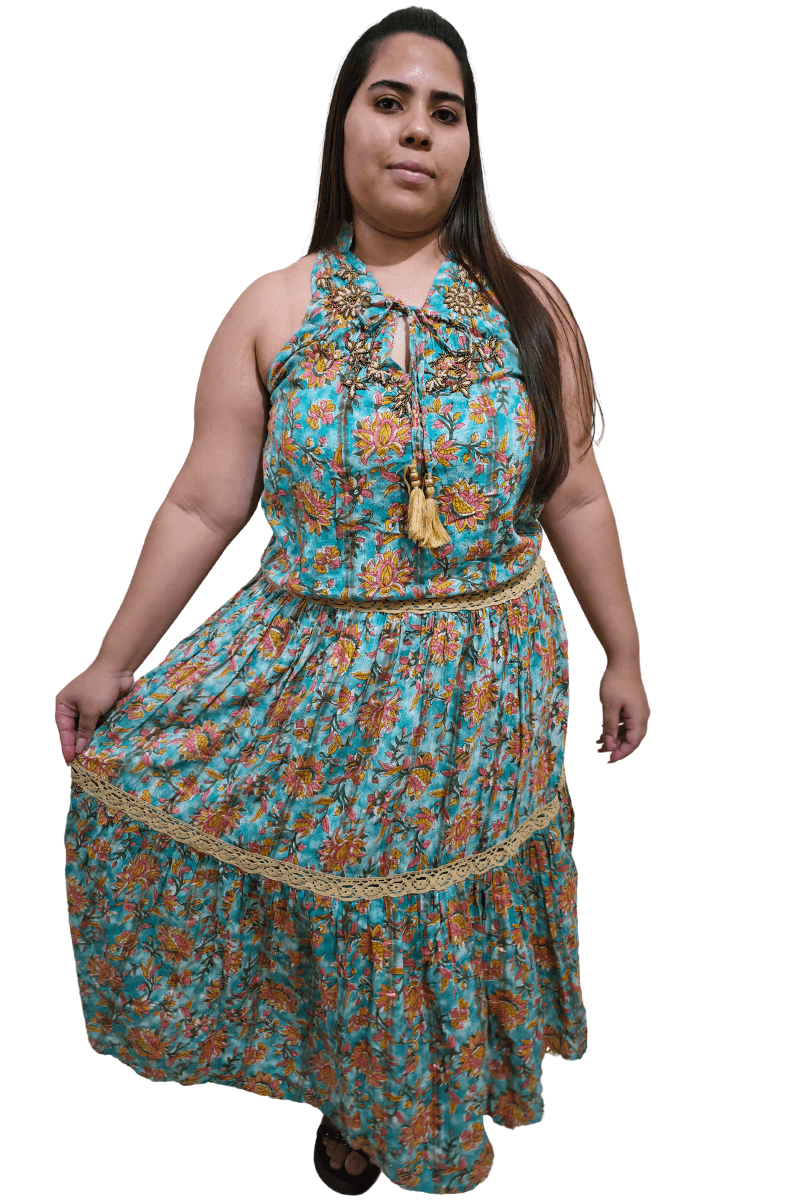 Vestido Aria Indiano Floral